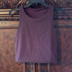Lululemon Swift Speed Cropped Tank in Goodnight Plum